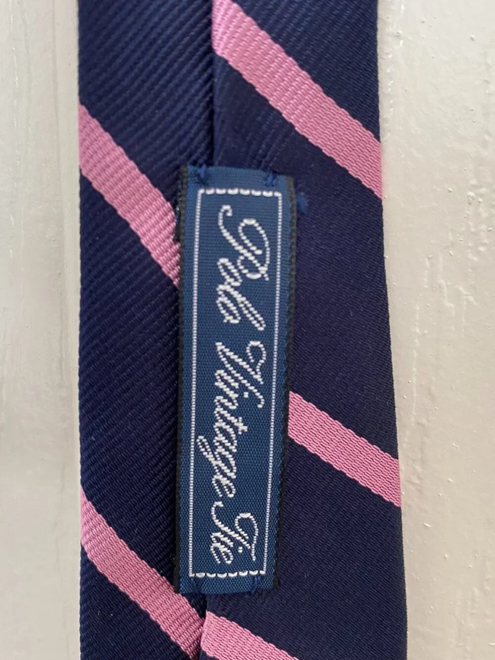 NWT Polo Ralph Lauren Handmade Italy Untipped Silk Tie